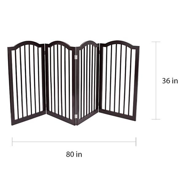 Best 4panel Folding Pet Gate with Arched Top Bed Bath